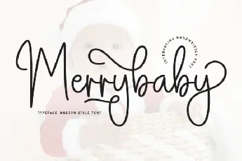 Merrybaby Script font