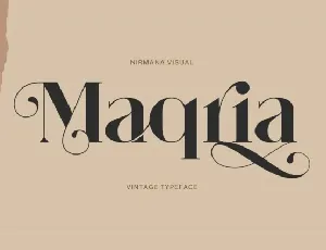 Maqria font