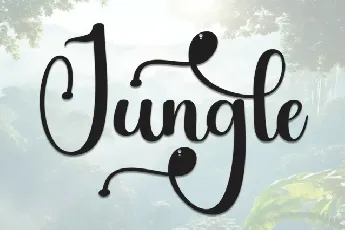 Jungle Script font