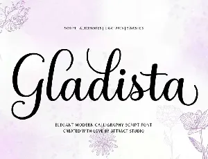 Gladista font