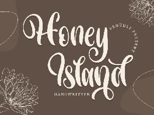 Honey Island - Personal Use font