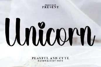 Unicorn Typeface font