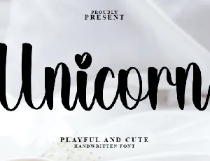 Unicorn Typeface font