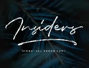 Insiders font