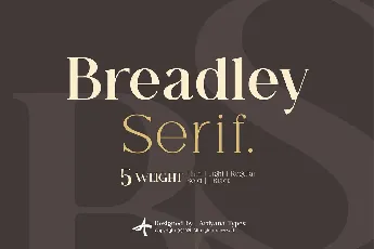 Breadley Serif font