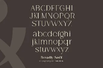 Breadley Serif font