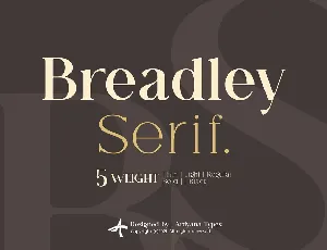 Breadley Serif font