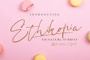 Ethikopia Handwritten font