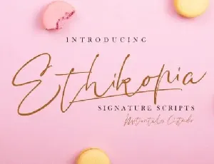 Ethikopia Handwritten font