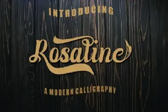 Rosaline Script font