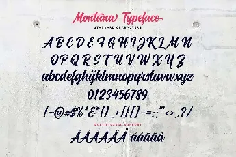 Montana font