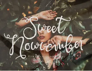 Sweet Nowvember font