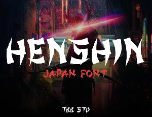 Henshin font