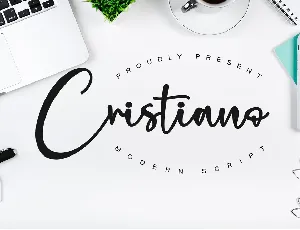 Cristiano font