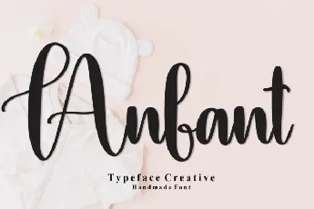 Anfant Script font