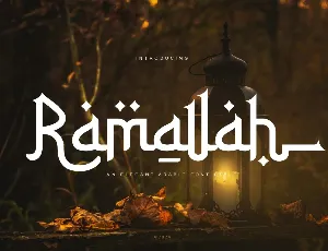 Ramallah font