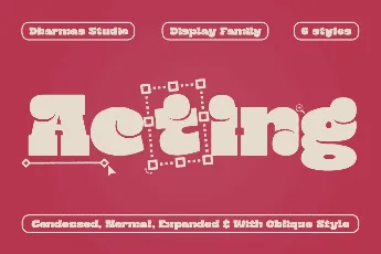 Acting DEMO font