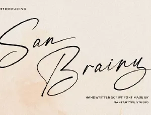 San Brainy font