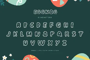 Eggnog font