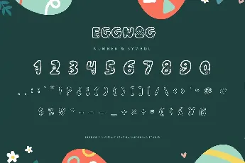 Eggnog font