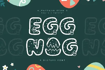 Eggnog font