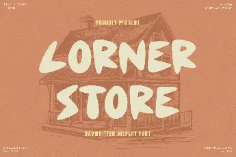 Corner Store font