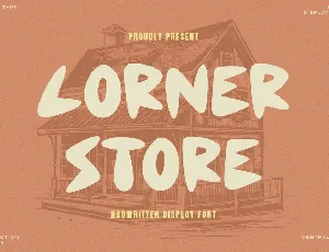 Corner Store font