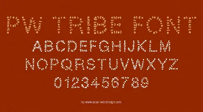 PW Tribe font