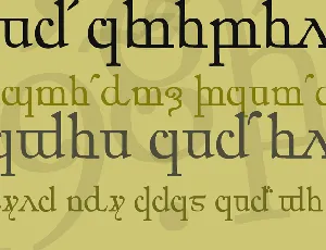 Elfic Caslin font