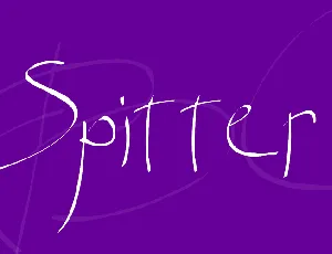 Spitter font