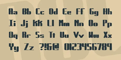 Forcible BRK font