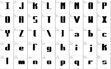 Forcible BRK font