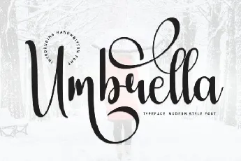 Umbrella Script Typeface font