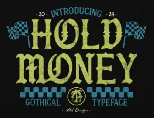 Hold Money font