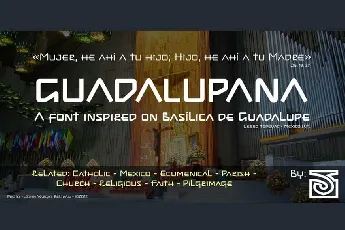 Guadalupana Family font