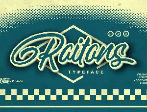 Raitons font