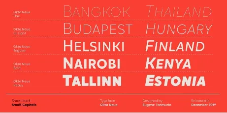 Okta Neue font