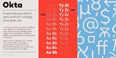 Okta Neue font