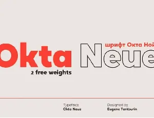 Okta Neue font