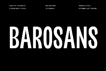 Barosans font