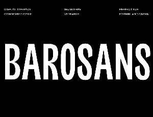 Barosans font