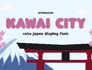 KAWAI-CITY font