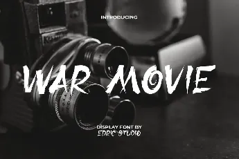 WarMovieDemo font