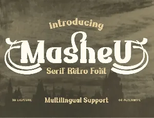 Masheutrial font