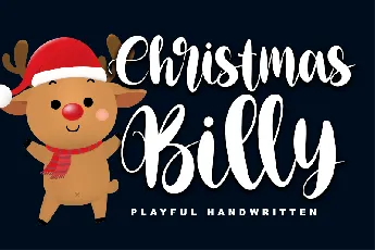 Christmas Billy-Personal use font