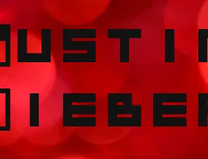 Bustin Jieber font