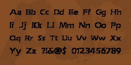 Extraction BRK font