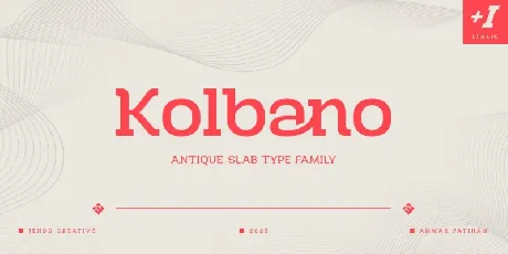 Kolbano font