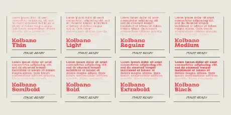 Kolbano font