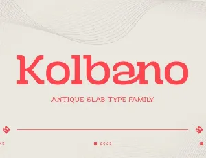 Kolbano font